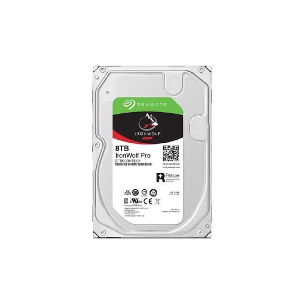 Seagate IronWolf Pro ST8000NT001 - hårddisk - 8 TB - SATA 6Gb/s