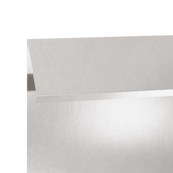 Snigelfence Silver 50 x 3,5 x 25 cm Rostfritt stål