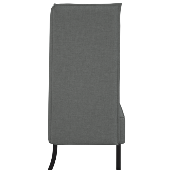 Hög Ryggsoffa 101cm Mörkgrå tyg