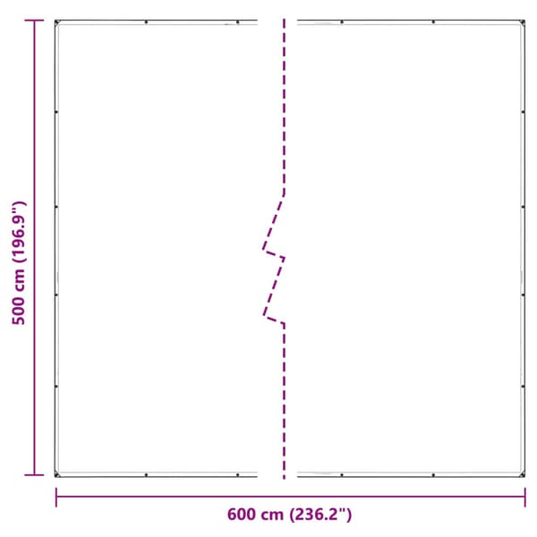 Tarpulin Transparent 5 x 6 m PVC