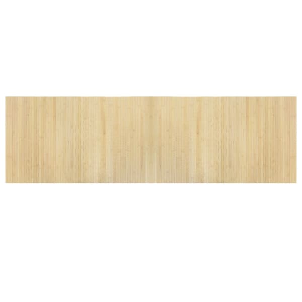 Matta rektangulär ljus naturlig 60x200 cm bambu