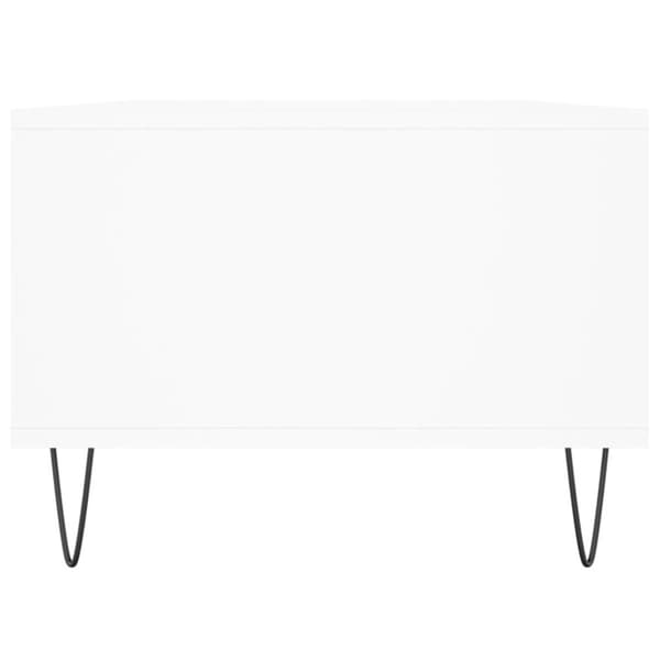 Soffbord vit 90x50x36,5 cm konstruerat trä