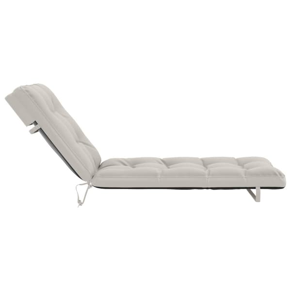 Solstol Kudde VIANEN 100% Polyester Vit 200 x 80 x 8 cm
