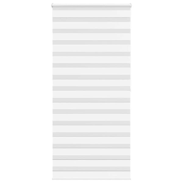 Rullgardin zebra vit 95x200 cm tyg bredd 90,9 cm polyester