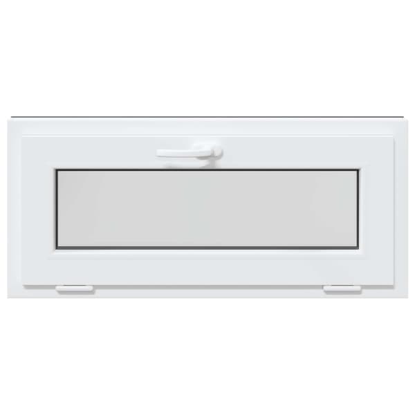 Källarfönster RISOR 90 x 40 cm PVC och glas Antracit