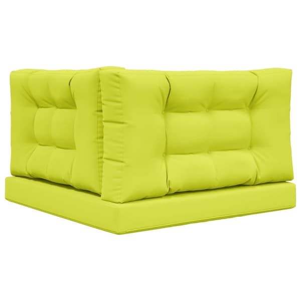 Utomhus Soffa Kudde 3 pcs Grön Polyester