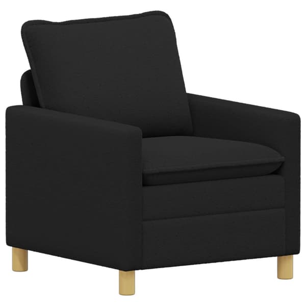 Soffset 2 st Svart Tyg