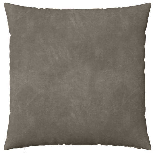 Kuddöverdrag 2 st HEERLEN Ljusgrå 65 x 65 cm Sammet