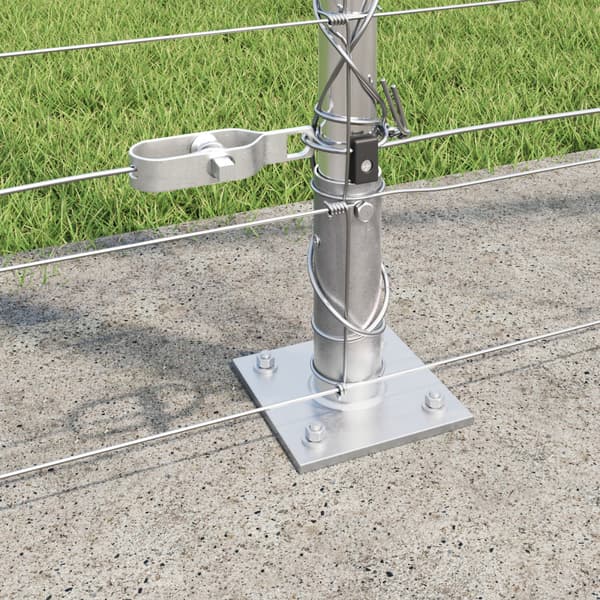 Stängselstolpe Galvaniserad 50 x 1,6 m Stål