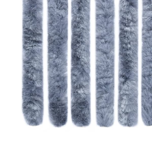 Insektsdraperi silver 90x220 cm chenille