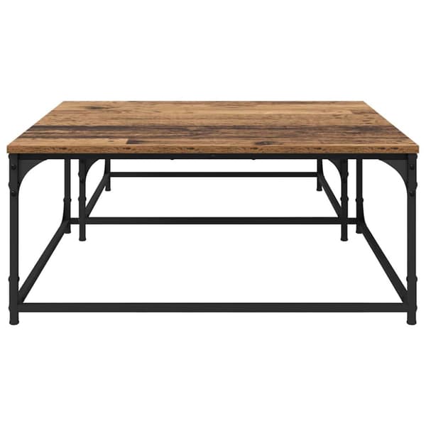 Kaffeebord 2 pcs Gammalt trä Konstruerat trä