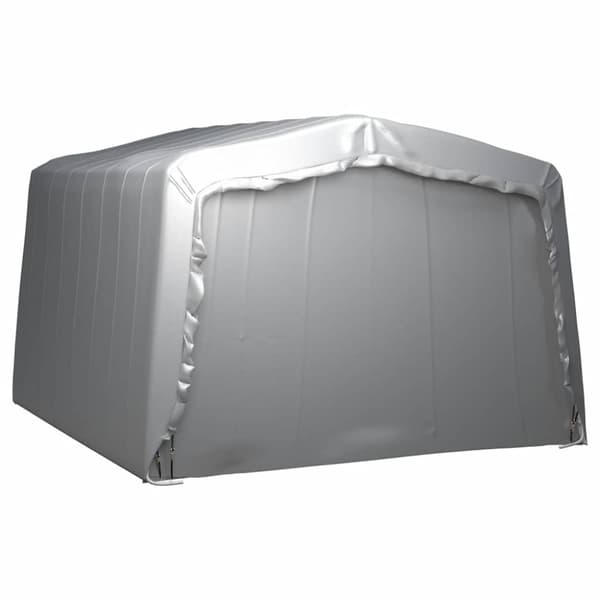 Förvaringstält 370x370 cm stål grå