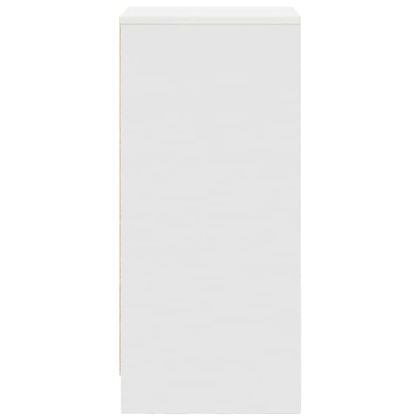 Skänk vit 29,5x34x76 cm konstruerat trä