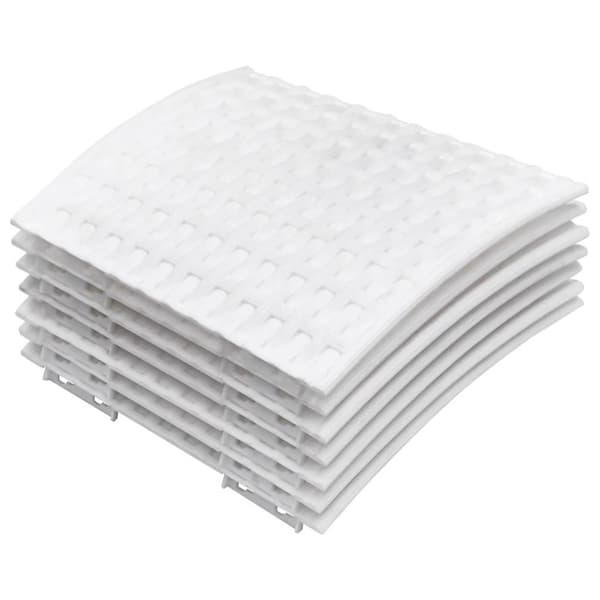 Julgranskrage vit Ø56x23 cm plast