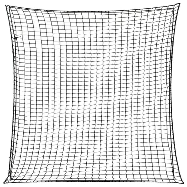 Lastnät med elastiskt rep svart 3x3 m PP
