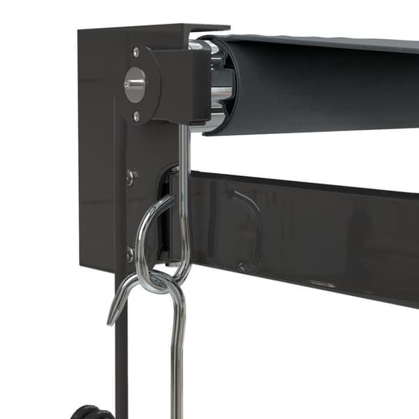 Automatisk infällbar markis antracit 3,5x2,5 m