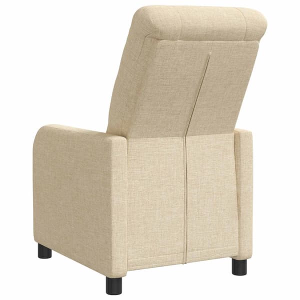 Recliner Gräddvit Tyg