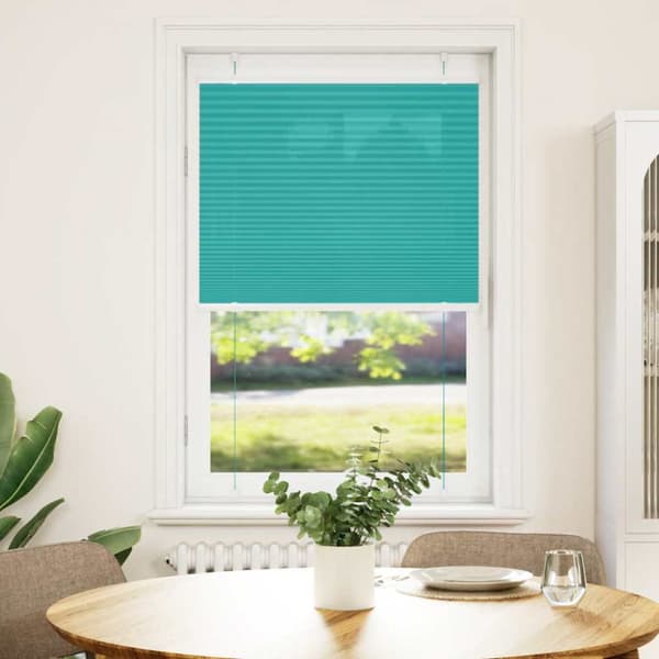 Plisserad persienn bensingrön 70x150 cm tyg bredd 69,4 cm
