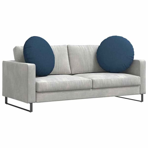 Sittkuddar 2 pcs Blå Ø80 x 29 cm tyg