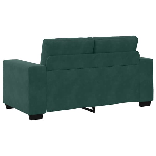 Soffset 3 pcs Mörkgrön 221 x 80 x 80 cm Sammet