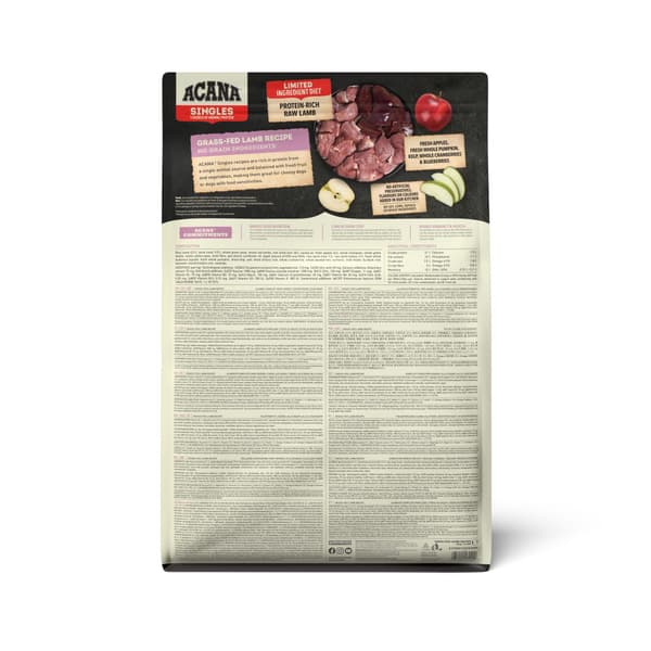 Grass-Fed Lamb Torrfoder för hund 2kg