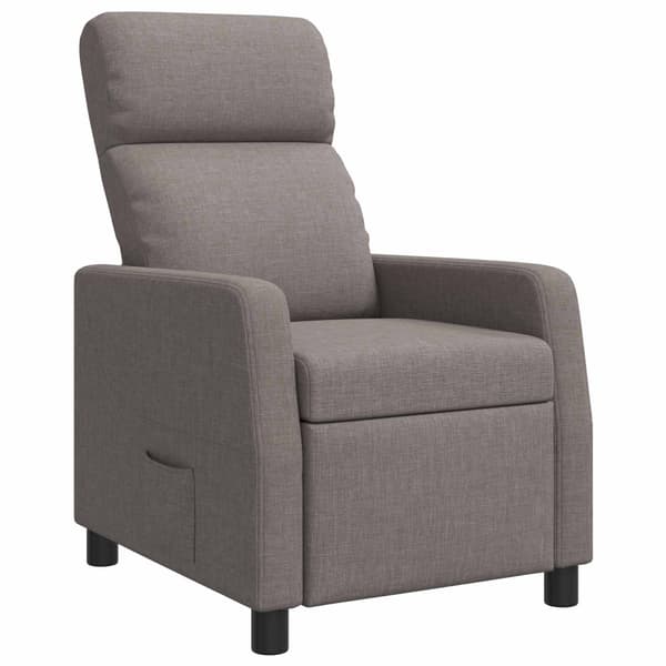 Recliner Taupe Tyg