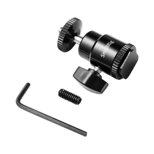 SMALLRIG 761 Camera Cold Shoe - Ballhead-1/4" Scre