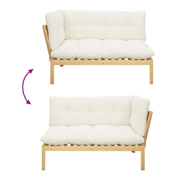 2 Stycke Akaciaträ Ljusbrun
