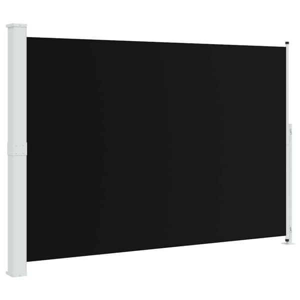 Infällbar sidomarkis 200x300 cm svart