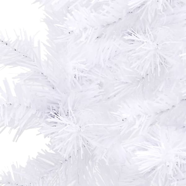 Plastgran för hörn vit 240 cm PVC