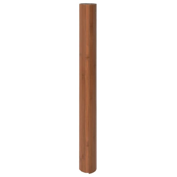 Matta rektangulär brun 60x100 cm bambu