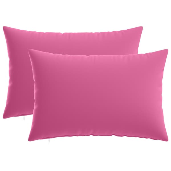 Kuddöverdrag 2 st HEERLEN Rosa 40 x 60 cm Polyester