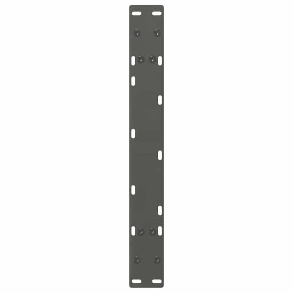 Soffbordsben A-formade 2 st antracit 60x(30-31) cm stål