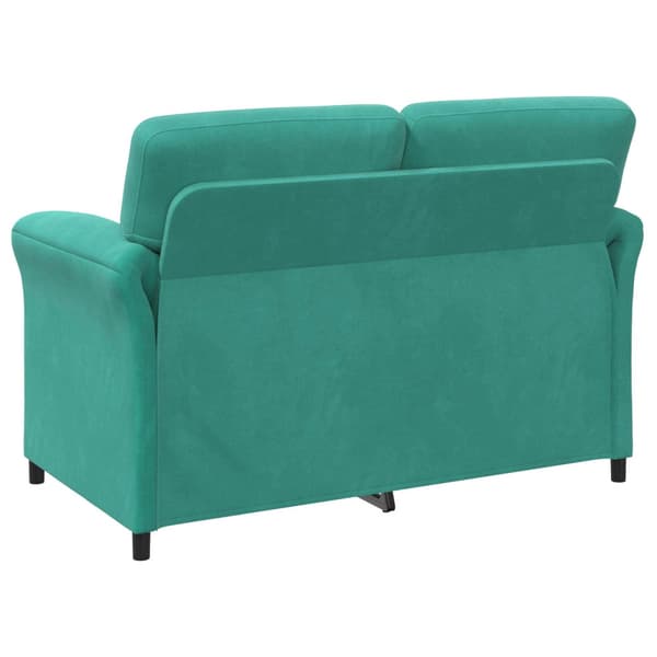 2-sits soffa Turkos 138 x 83 x 95 cm Sammet