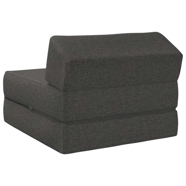 Fällbar Soffbed Mörkgrå 60 x 70 x 41 cm Tyg