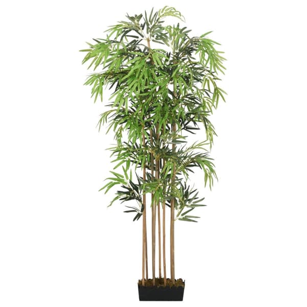 Konstväxt bambu 1605 blad 180 cm grön