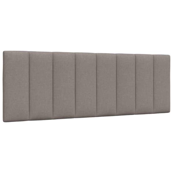 Bed Frame without Mattress "Hanko" Taupe 120x200 cm Fabric
