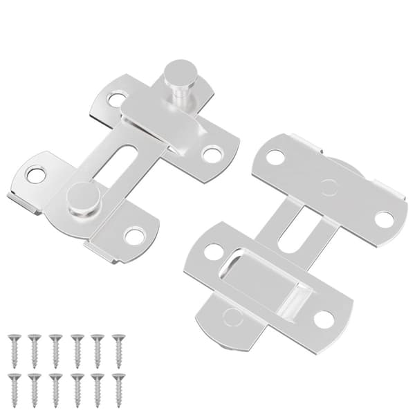 Dörrlås 2 pcs Silver 70 x 8 mm Stål