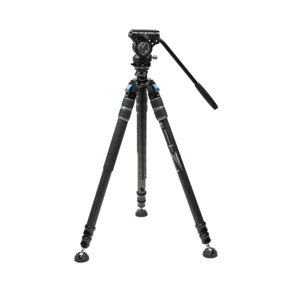 Sirui One Step Height Adjustment Carbon Video Tripod Kit SVS60 + S3