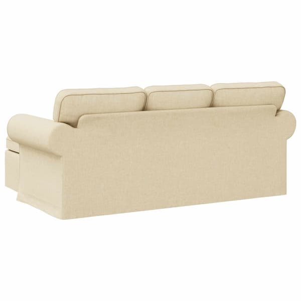 Soffa Kräm 195 x 138 x 80 cm tyg