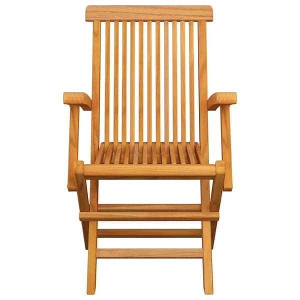 Trädgårdsstolar med beige dynor 8 st massiv teak