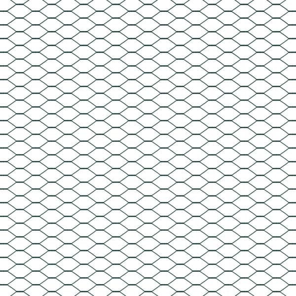 Hexagonstängsel Grön 1,6 x 25 m PVC