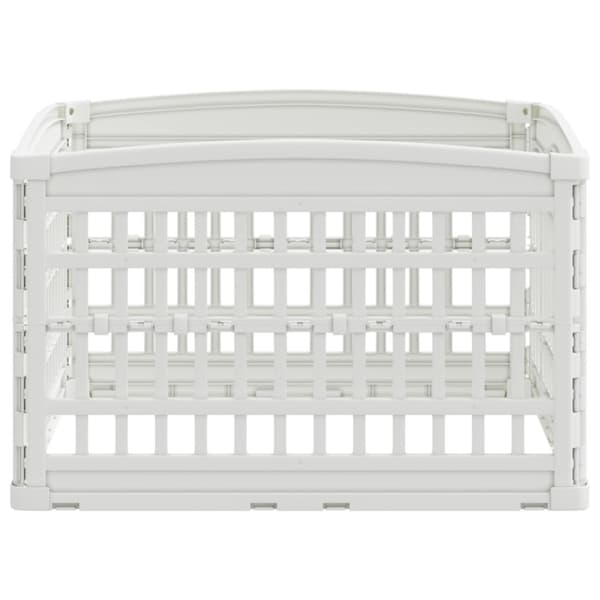 4-delad Hundlekhage Vit 91 x 91 x 58 cm Plast