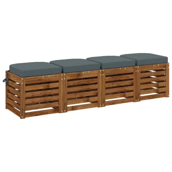 4-delade Sittkuddar SOEST 4 st 100% Polyester Blå