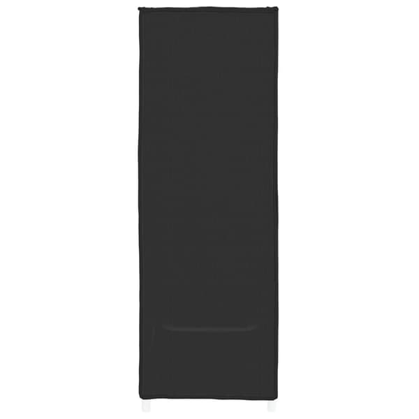 Skoförvaring 60x28x90 cm svart tyg