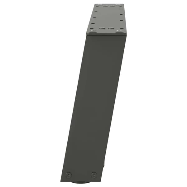 Soffbordsben U-formade 2 st antracit 60x(30-31) cm stål