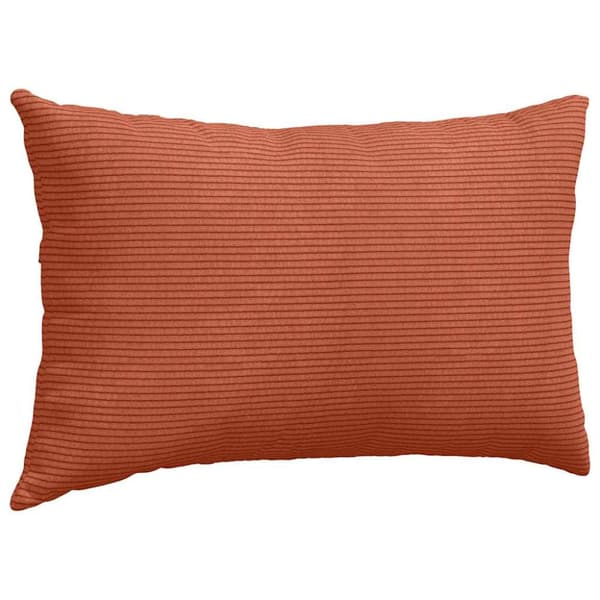 Sofakuddar 2 pcs Röd orange 50 x 30 cm Kordread tyg