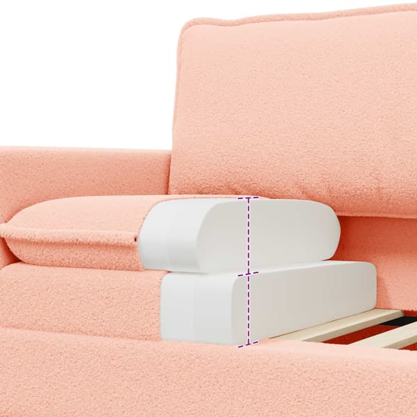 Soffa Rosa 76 x 81 x 87,5 cm Tyg