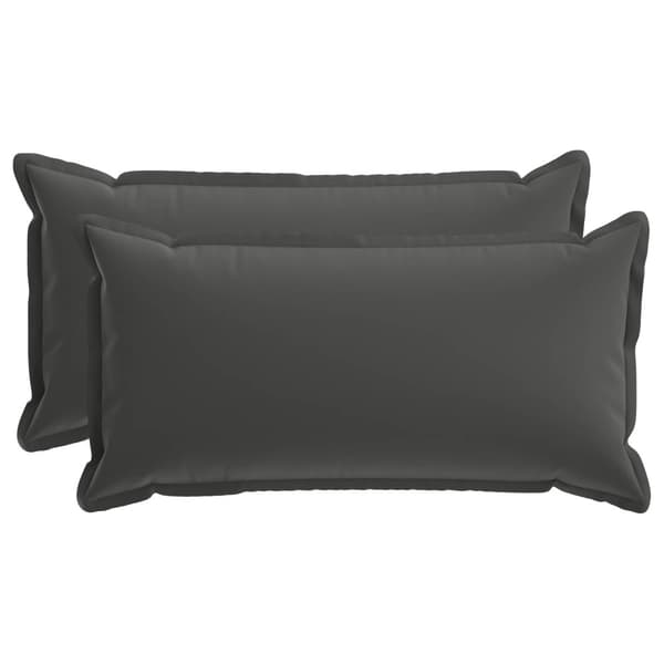 Kuddöverdrag 2 st HOUTEN Antracit 40 x 80 cm Polyester