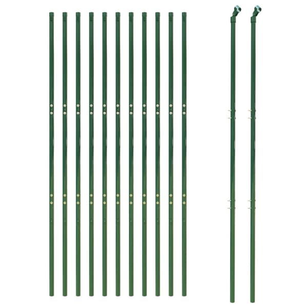 Stängsel grön 2,2x25 m galvaniserat stål